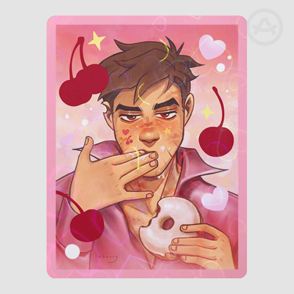 Sweet Cherry Donut | Sticker