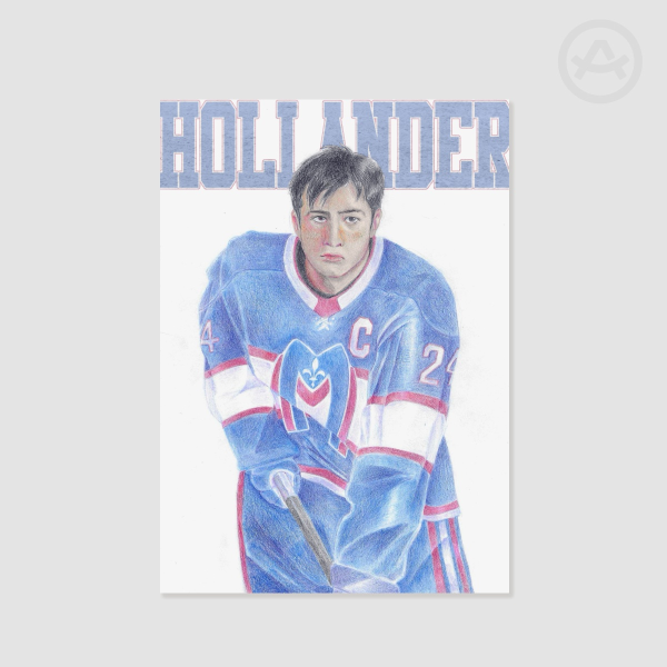 Heated Rivalry Shane Hollander A5 print