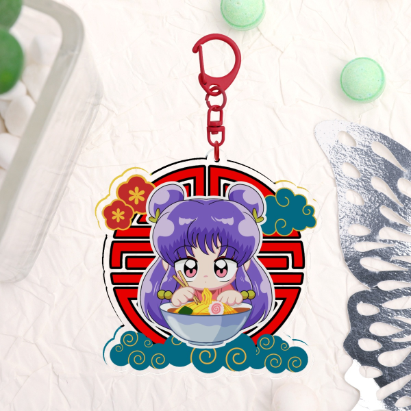 Ranma 1/2 Shampoo Clear Acrylic Keychain