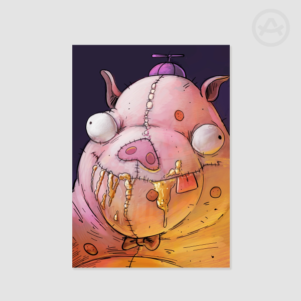 Too Many Pizza - 8.27”x11.69”