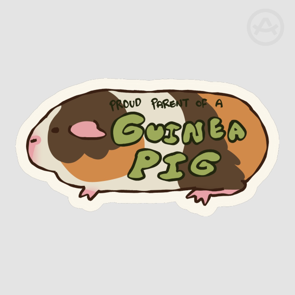 Proud Parent of a Guinea Pig Bumper Sticker