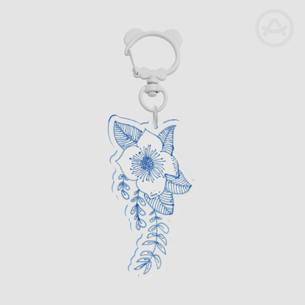 Acrylic Keychain Flower
