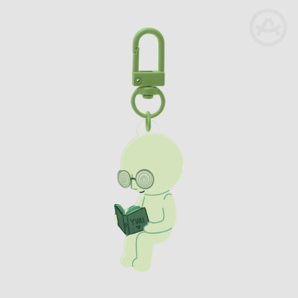 himejoshi smiski keychain