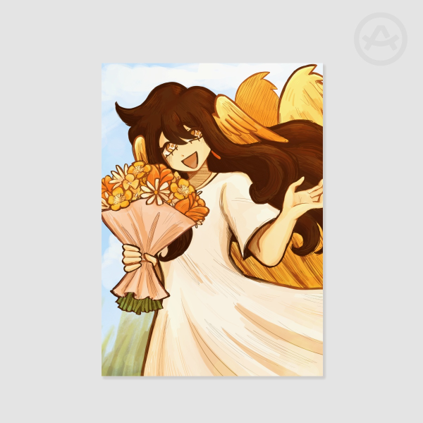 Bouquet for the Lady of Joy - Muniilu Small Poster