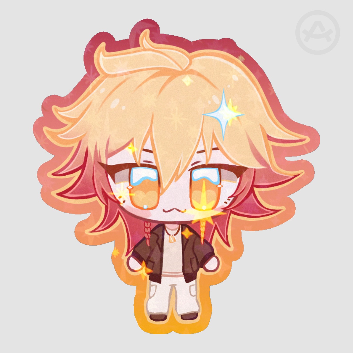 Mydei Colored Edge Die Cut Sticker