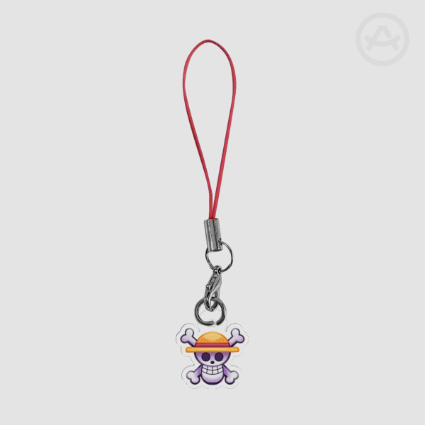 Straw Hat Pirates Jolly Roger One Piece Phone Charm