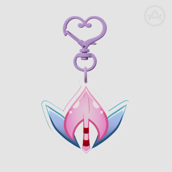 Sinful Studios HQ Logo Clear Acrylic Keychain