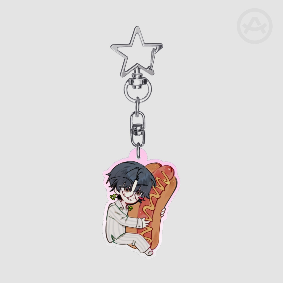 Merry Marbling · Joo Mi-Rye 주미례 Pajamas Colored Edge Acrylic Keychains