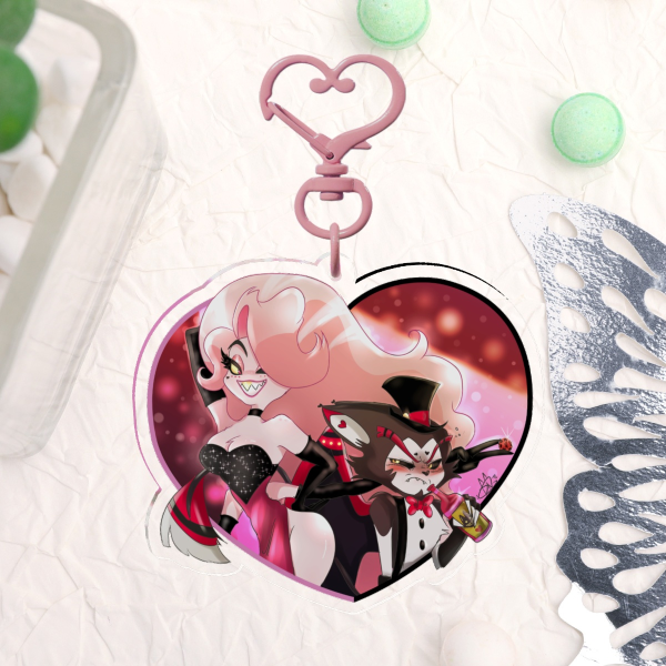 Hazbin Hotel Huskerdust Keychain