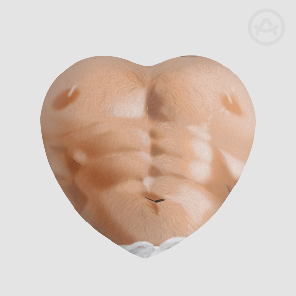 Jayce - Heart Shape Plush Badge