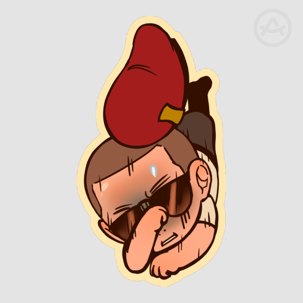 Craig Boone FALLOUT Die Cut Stickers