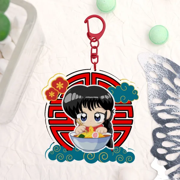 Ranma 1/2 Boy Ranma Clear Acrylic Keychain