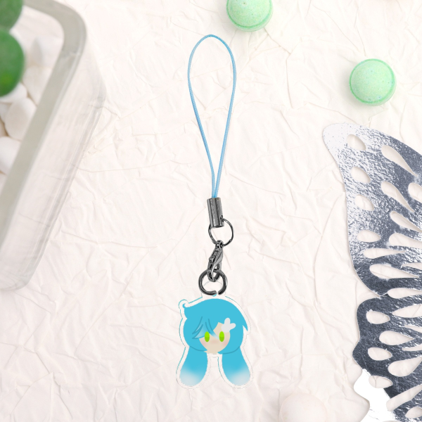 Hatsune Miku White Rabbit Phone Charm