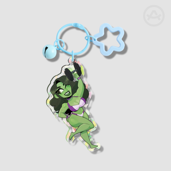 She-Hulk Swimsuit Keychain