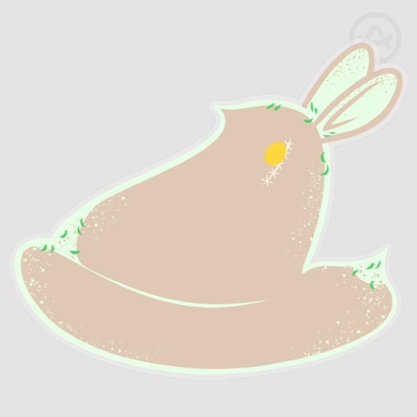 Limited! Ellis/Bunny Easter Birb Sticker