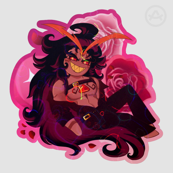 "Sweet valentine" Burning spice sticker