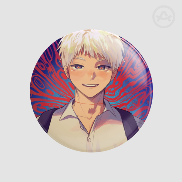 'Hikaru' 58mm Button Badge