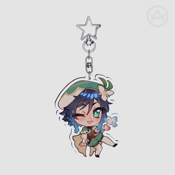 Venti acrylic keychain