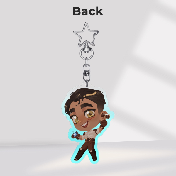 Jayce - Colored Edge Acrylic Keychain