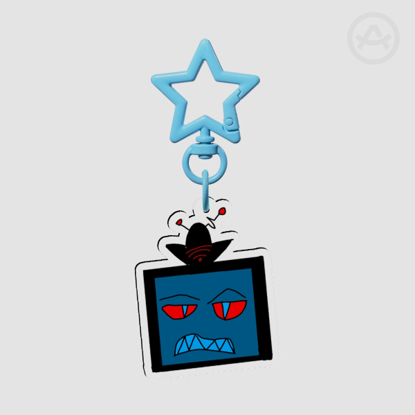 Vox head Acrylic keychain