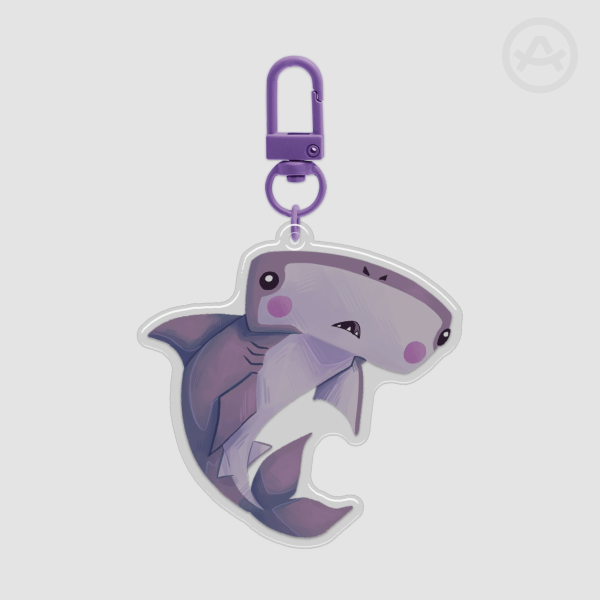 Hammerhead Shark Keychain