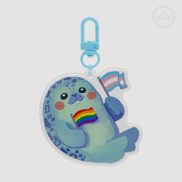 Pride Seal Keychain