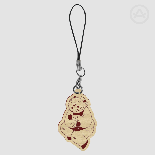 Jason Voorhees Wood Keychain