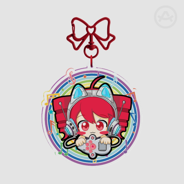 Teto Miku Day Vocaloid Clear Acrylic Keychain