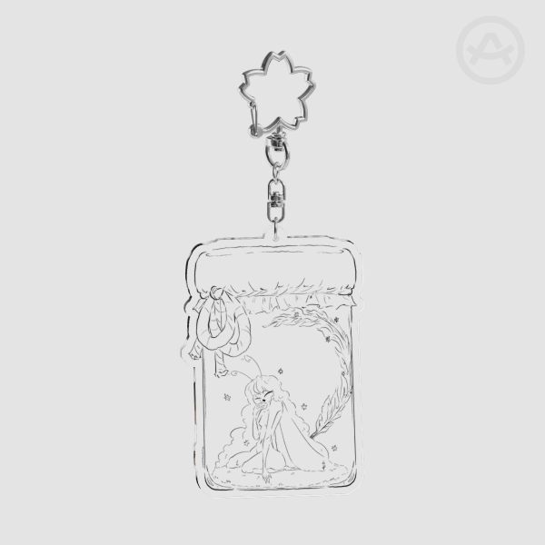 Rosemary Acrylic Keychains