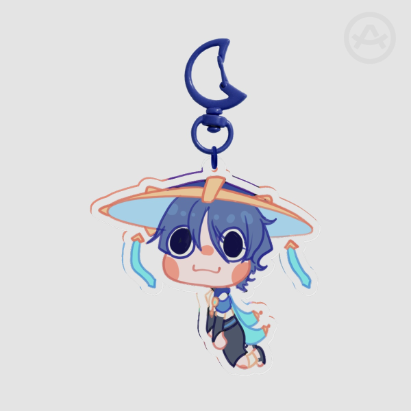 Genshin - Silly Scaramouche Keychain
