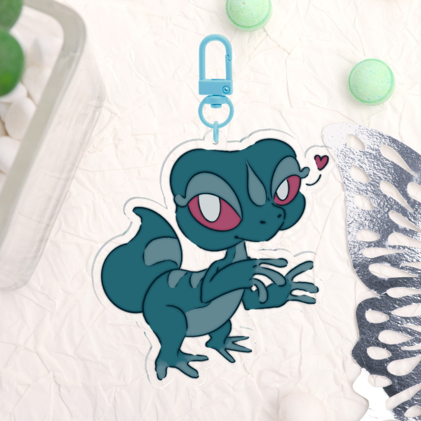 Gecqua Acrylic Keychain
