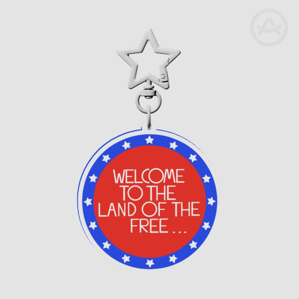 Land of the Freeks Acrylic Keychain
