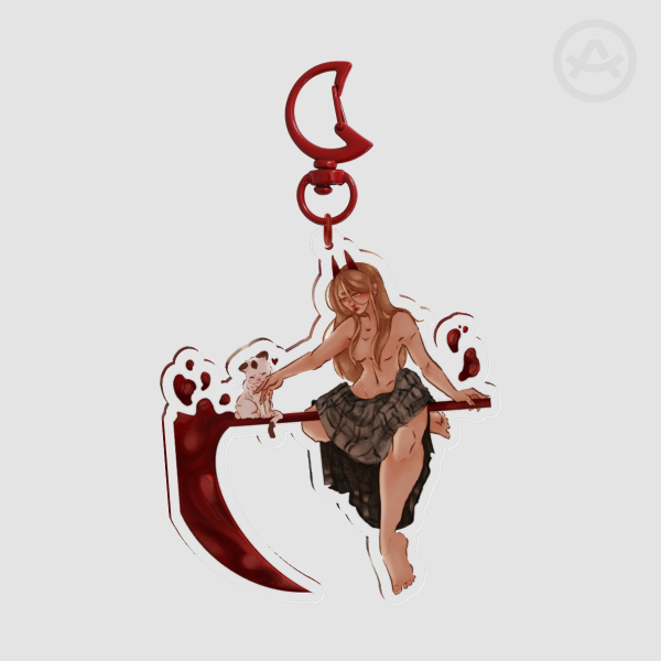 Power Acrylic Keychain