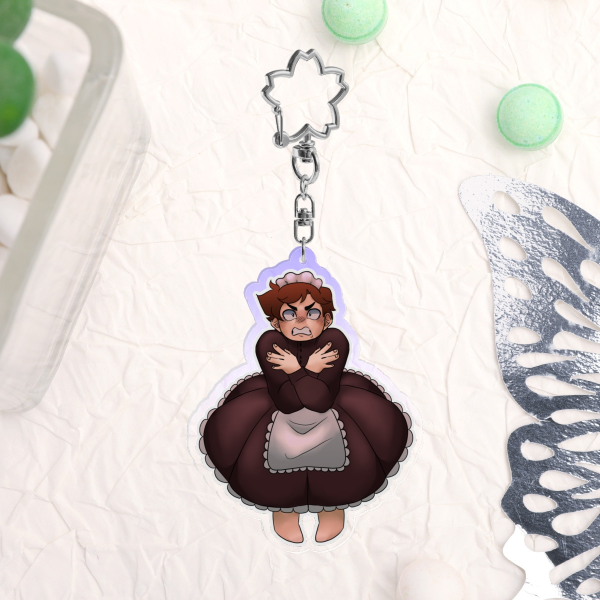 Little Maid - Robert | Clear Acrylic Keychains
