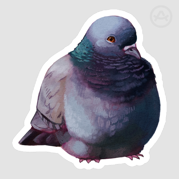 Pigeon Orb Sticker