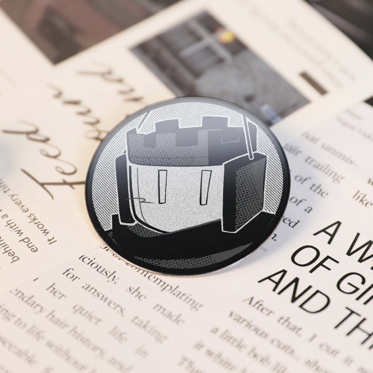 Scripter Roblox Admin Round Metal Badge Pin