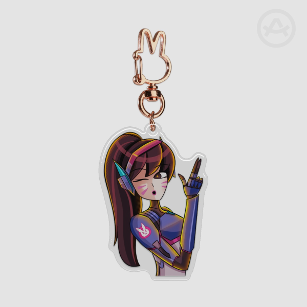 DVA Epoxy Keychain
