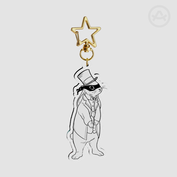 Bunny-Bunny Manders Acrylic Keychain