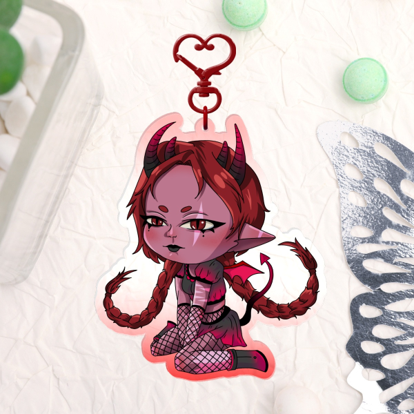 Beeb Boop Acrylic Keychain