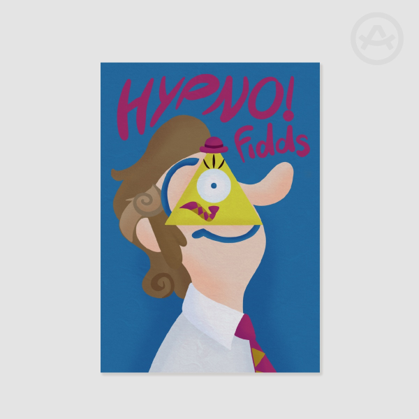 hypno!fiddlesteve AU a5 print