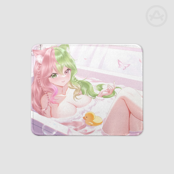Satowori Dream Bath Square Mouse Pad