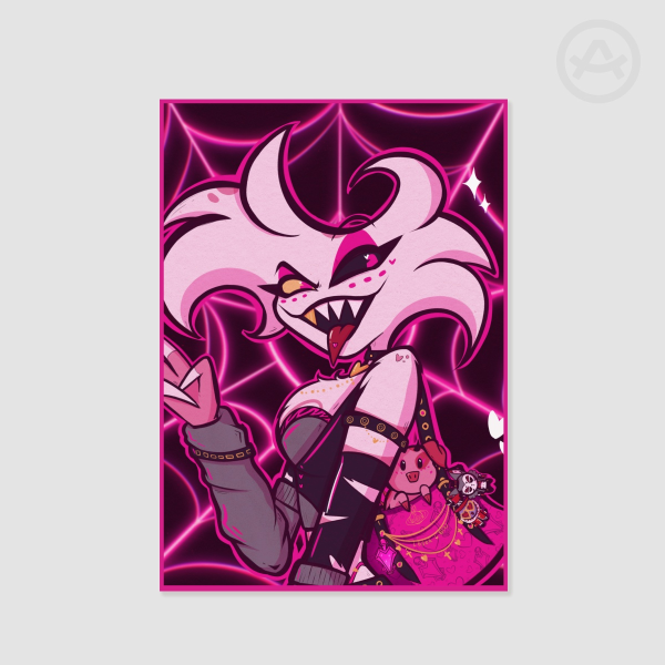 Hazbin Hotel Angel Dust Punk Nana Print