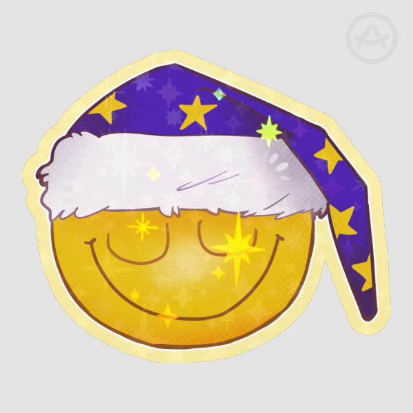 Dozer Colored Edge Die Cut Sticker