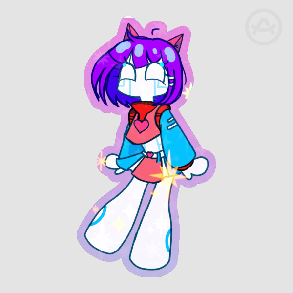 Astrapop – Neon Chibi Sticker