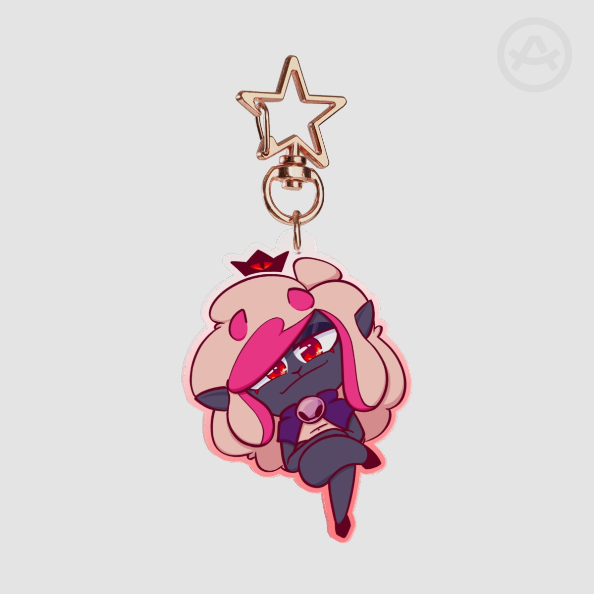 Lamb Purp Keychain