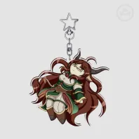 Amary Drift Clear Acrylic Keychains