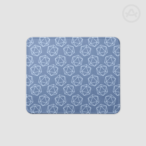 D20 Square Mouse Pad