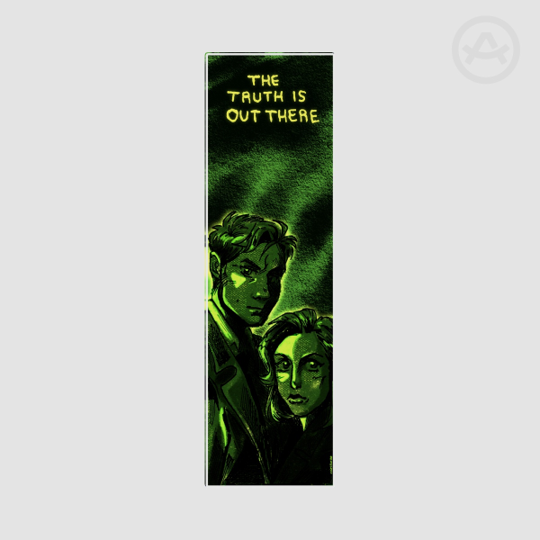 ✦ TXF "The Truth is Out There" Mulder & Scully bookmarker