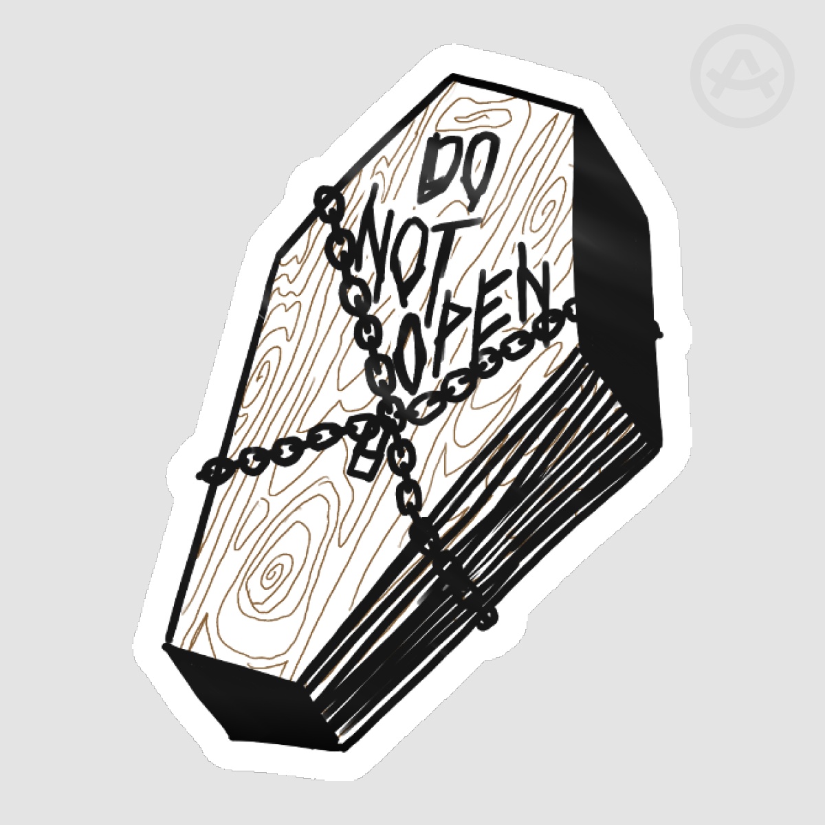 do not open tma sticker