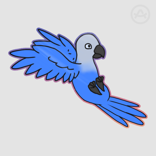 Spix Macaw Stickers